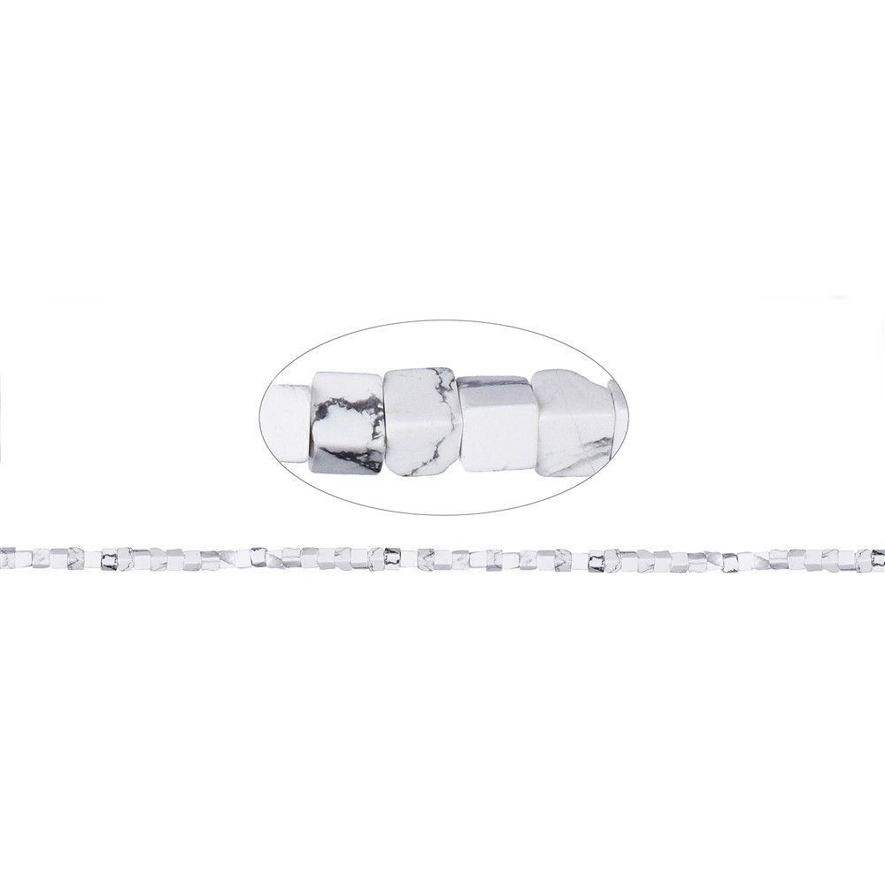 Cubo di filo, Magnesite, 04 mm | gemme, pietre curative e gioielli all'ingrosso