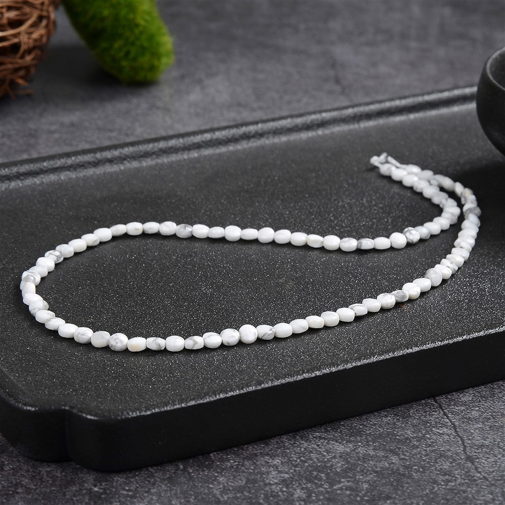 Strang Coin, Magnesit, facettiert, 04 x 02mm | Edelsteine, Heilsteine & Schmuck