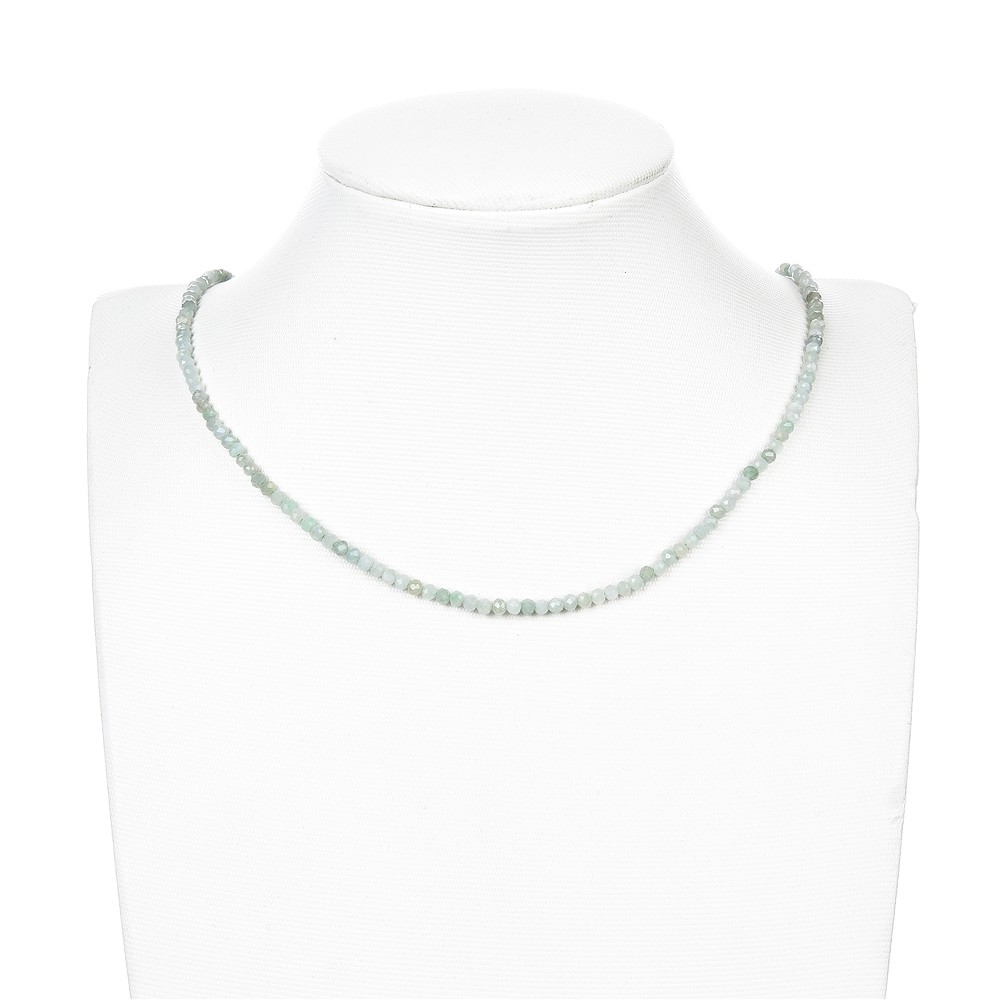 Strang Kugeln, Jadeit (Birma), facettiert, 03mm | Marco Schreier