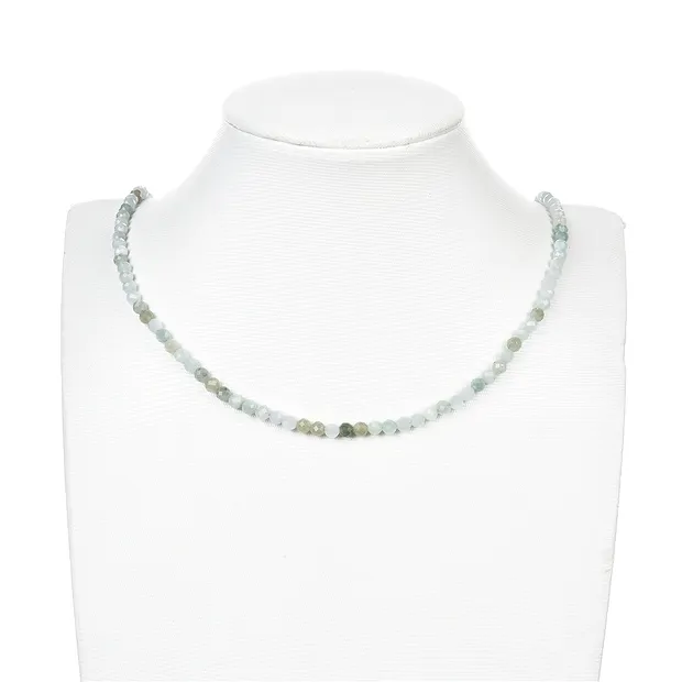 Cuentas de piedras preciosas, Jadeíta (Birmania), facetada, 04mm | Marco Schreier