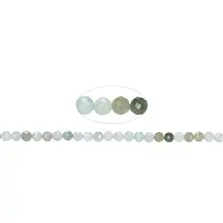 140940104920 String Beads, Jadeite (Burma), faceted, 04mm | wholesaler gems & healing stones