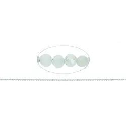 140940110020 Cuentas de piedras preciosas, Jadeíta, facetada, 02mm (39cm) | Marco Schreier