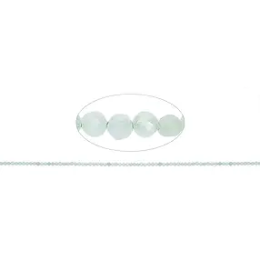 Rang de collier boules, Jadéite, facetted, 02mm (39cm) | Marco Schreier