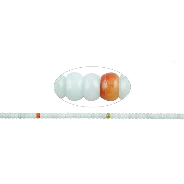 Rang de colliers, Jade, 03-05 x 05mm (38cm) | Marco Schreier