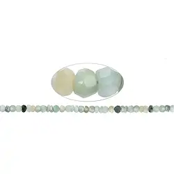 140940316920 Strand Button Freeform, Jadeite, faceted, 03-06 x 07-08mm | Marco Schreier