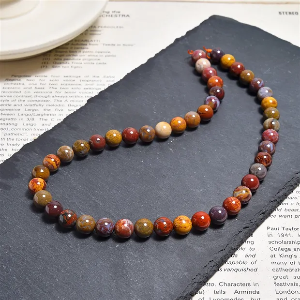 Strang Kugeln, Jaspis (Fancyjasper), 08,0 - 08,5mm | Marco Schreier