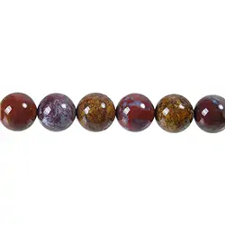 140950101021 Rang de colliers boules, jaspe (Fancyjasper), 12 - 13mm | Marco Schreier