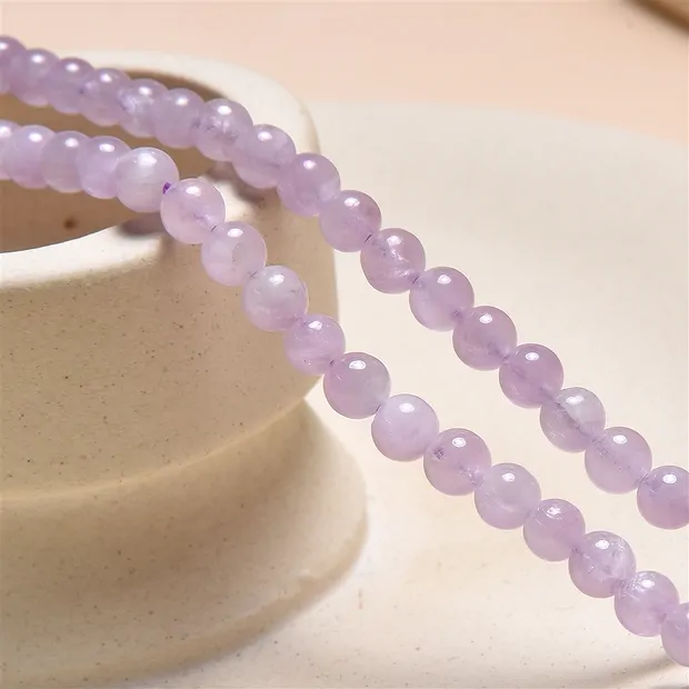 Rang de collier boules, Kunzite, 04mm (38cm) | Marco Schreier