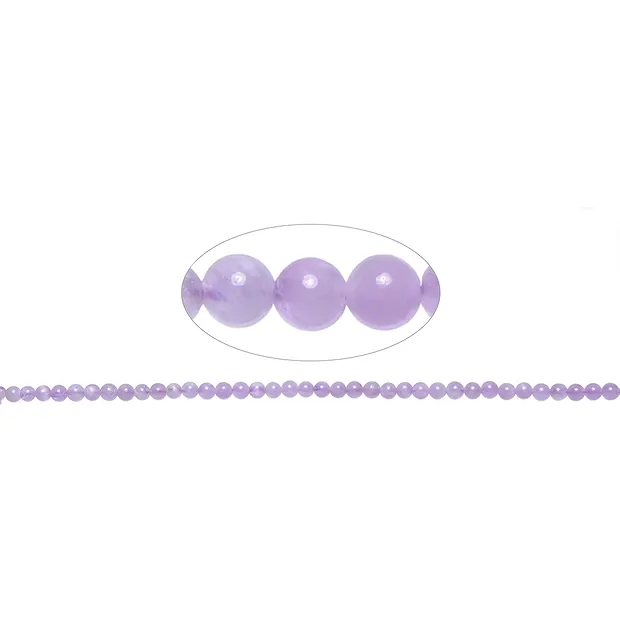 Filo di perline, Kunzite, 04 mm (38 cm) | grossista gemme e pietre curative