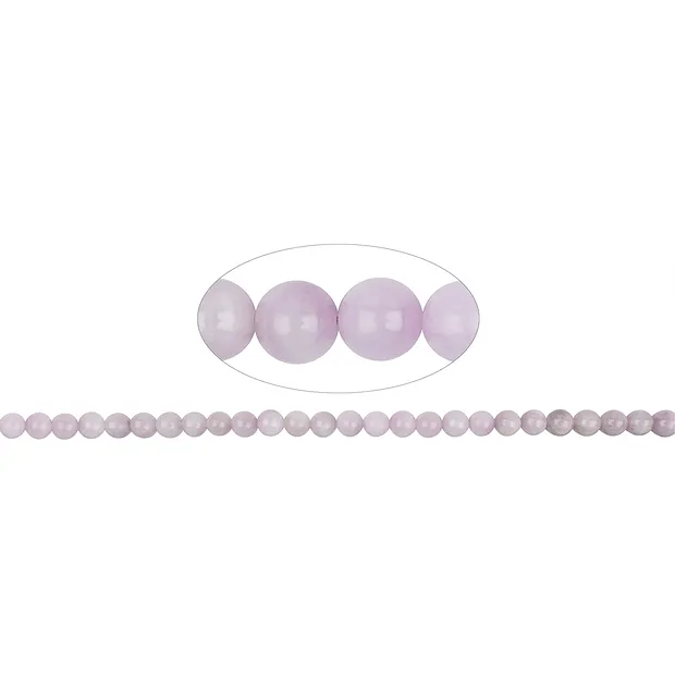 Filo di perline, Kunzite, 06 mm | gemme, pietre curative e gioielli all'ingrosso