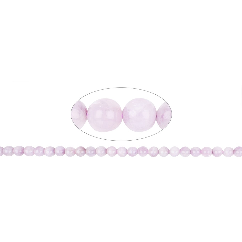String Beads, Kunzite, 08mm | Schreier wholesale; gems, healing stones & jewelry