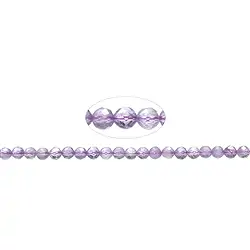 141010109520 Rang de collier boules, Kunzite, à facettes, 05mm (39cm) | Marco Schreier