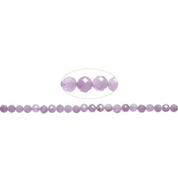 141010109921 Strang Kugeln, Kunzit, facettiert, 04mm (38cm) | Marco Schreier