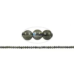 141030100320 Filo di perline, labradorite, 04 mm | Gemme Schreier, pietre curative e gioielli