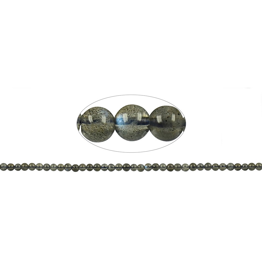 String Beads, Labradorite, 04mm | wholesaler gems, healing stones & jewelry