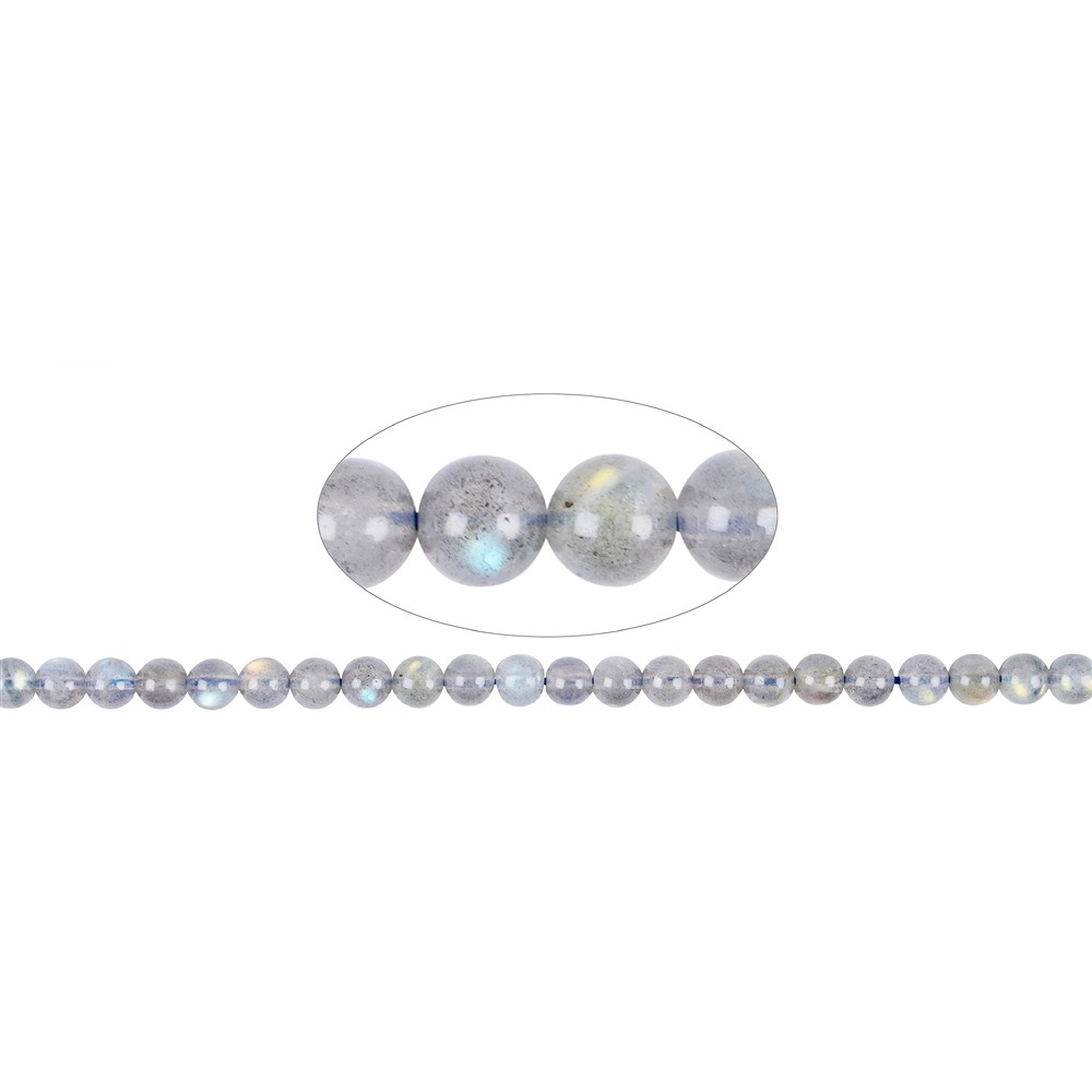 Cuentas de piedras preciosas, labradorita, 06mm | Marco Schreier