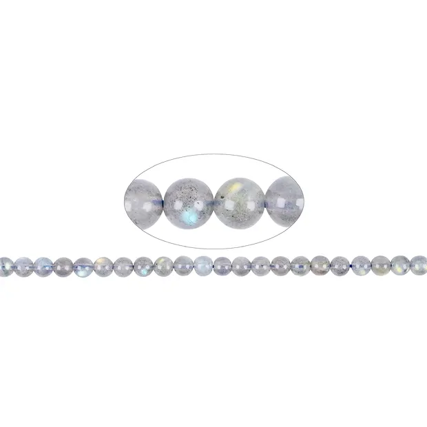 Strang Kugeln, Labradorit, 06mm | Großhändler Edelsteine, Heilsteine & Schmuck