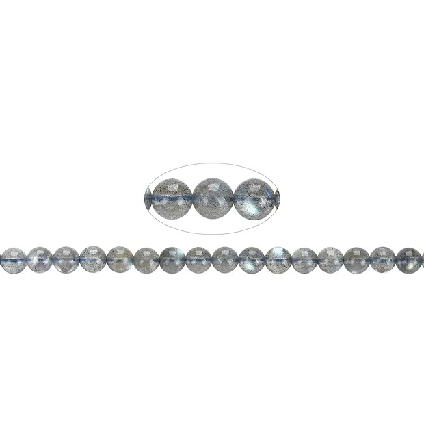 Filo di perle, labradorite A, 06 mm | Gemme Schreier, pietre curative e gioielli