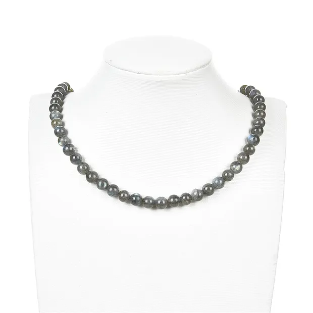 String Beads, Labradorite, 08mm | wholesaler gems, healing stones & jewelry