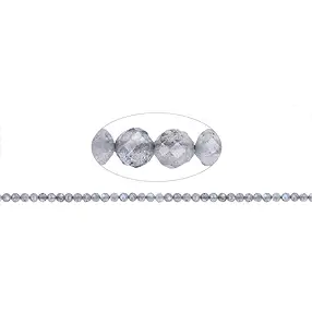 Strang Kugeln, Labradorit, facettiert, 04mm | Edelsteine, Heilsteine & Schmuck