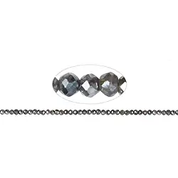 141030101623 Rang de colliers boules, labradorite (vaporisée), à facettes, 04mm | Marco Schreier