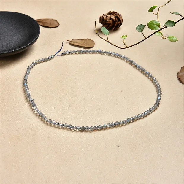 Strang Kugeln, Labradorit, facettiert, 03mm | Edelsteine, Heilsteine & Schmuck