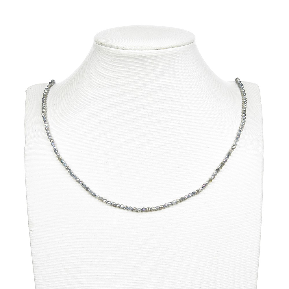 Filo di perle, labradorite (placcata al vapore), sfaccettate, 03 mm | Marco Schreier