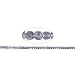 141030209320 Strang Würfel, Labradorit, facettiert, 04,5mm (39cm) | Marco Schreier