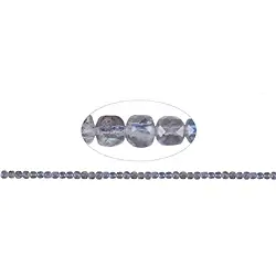 141030209320 Strand cube, labradorite, faceted, 04.5mm (39cm) | Marco Schreier