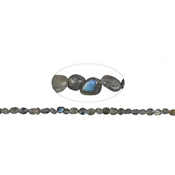 141030604221 Filo di pepite, labradorite A, 08-13 x 05-07 mm | Marco Schreier