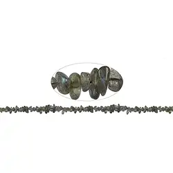 141030606620 Rang de colliers éclats, labradorite, 02-04 x 05-10mm | Marco Schreier