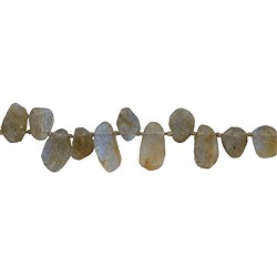 141030621702 Rang de colliers goutte, labradorite (foncée), 06-08 x 09-15mm | Marco Schreier