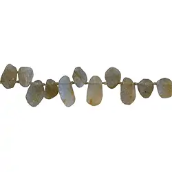141030621702 Drop strand, Labradorite (dark), 06-08 x 09-15mm | Marco Schreier