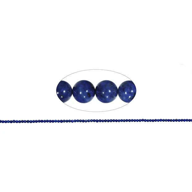 Rang de collier boules, Lapis-lazuli, 02mm | Marco Schreier
