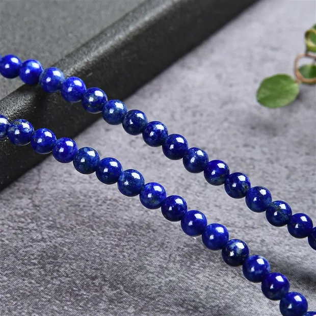 Rang de collier boules, Lapis-lazuli A, 04mm | Marco Schreier