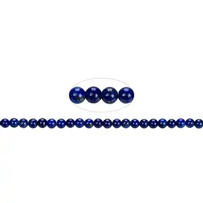 Rang de collier boules, Lapis-lazuli A, 04mm | Marco Schreier