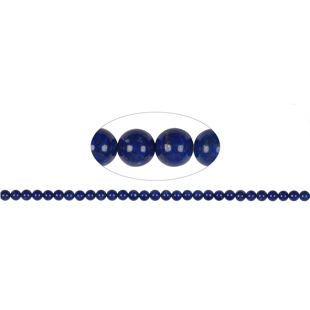 String Beads, Lapis Lazuli AA, 06mm | wholesaler gems, healing stones & jewelry
