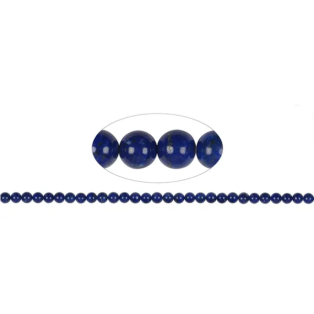 Strang Kugeln, Lapis Lazuli AA, 06mm | Schreier Edelsteine, Heilsteine & Schmuck