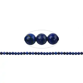 Rang de collier boules, Lapis-lazuli A, 06-07mm | Marco Schreier