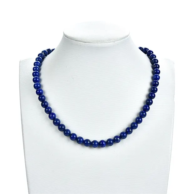 Rang de collier boules, Lapis-lazuli A, 08mm | Marco Schreier