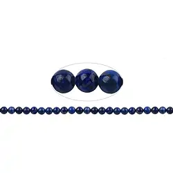 141040100721 String Beads, Lapis Lazuli A, 08mm | wholesaler gems, healing stones & jewelry