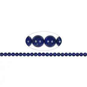 String Beads, Lapis Lazuli A+, 08mm | wholesaler gems, healing stones & jewelry