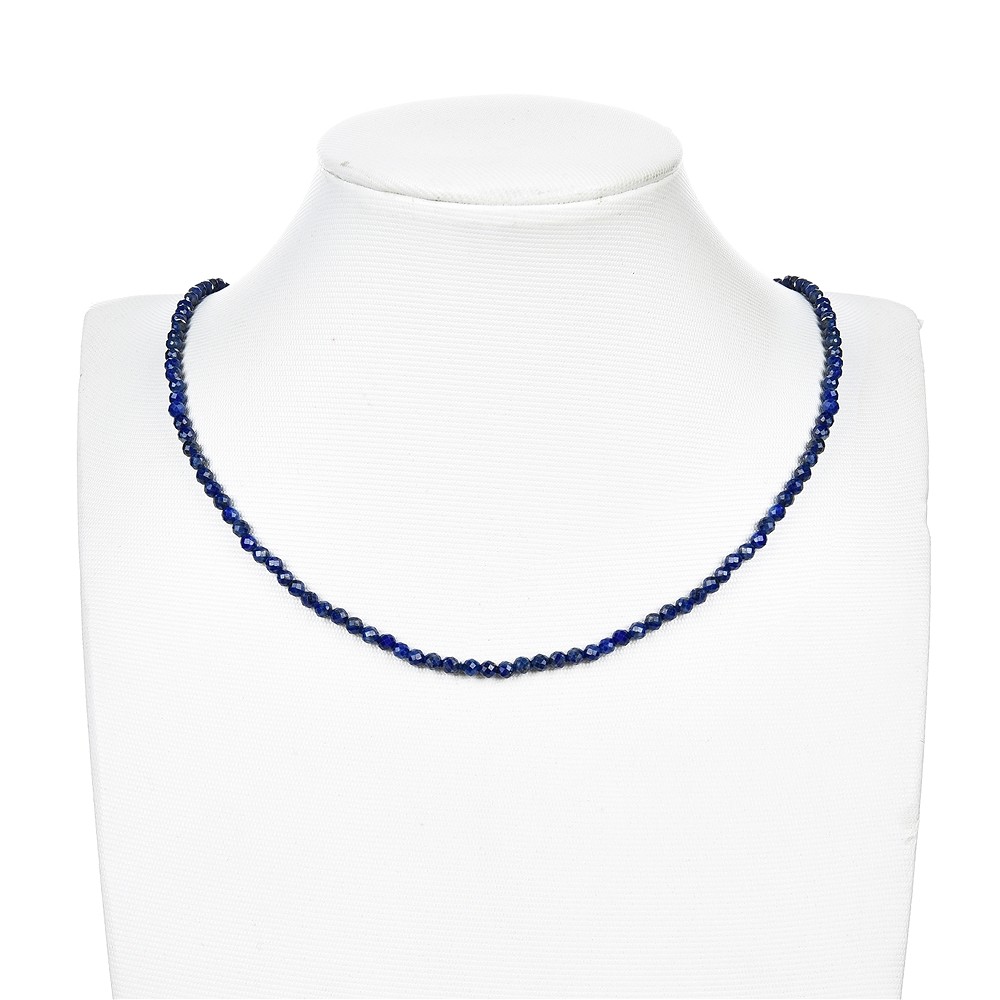 String Beads/Button, Lapis Lazuli A, faceted, 03 x 03mm | Marco Schreier