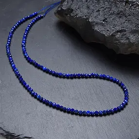 Perline a filo, Lapislazzuli AA, 03 mm, sfaccettate | Marco Schreier
