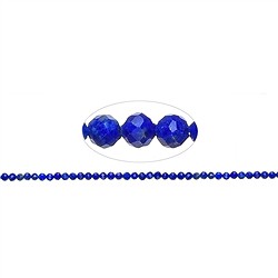 141040104823 Strang Kugeln, Lapis Lazuli AA, 03mm, facettiert | Marco Schreier