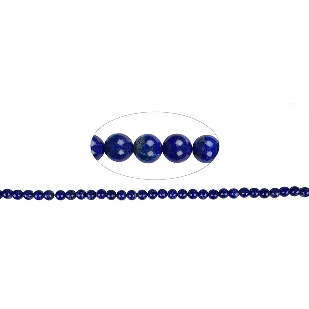 Rang de collier boules, Lapis-lazuli, 09-10mm | Marco Schreier