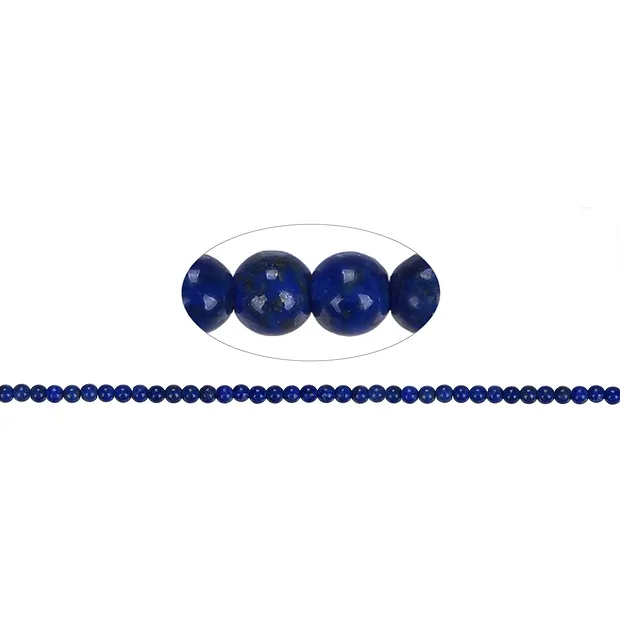 Rang de collier boules, Lapis-lazuli A, 04-05mm | Marco Schreier