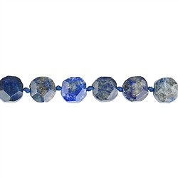 141040207221 Rang de colliers, Lapis-lazuli AB, &#xE0; facettes, 12-14 x 12-14mm | Marco Schreier