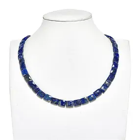 Rectangular strand, Lapis Lazuli, 10 x 8mm, faceted (39cm)  | Marco Schreier