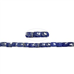 141040210920 Strang Rechteck, Lapis Lazuli, 10 x 8mm, facettiert (39cm)  | Marco Schreier